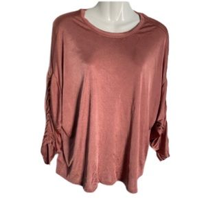 New express women draw string sleeve boxy top(M)